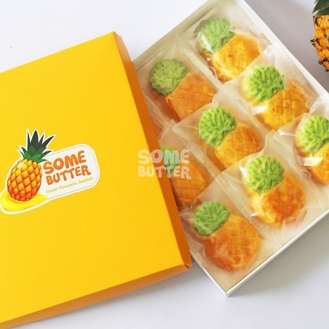 

Nastar Wisman Premium Taiwan Jumbo (9Pcs) By Some Butter | Kue Lebaran