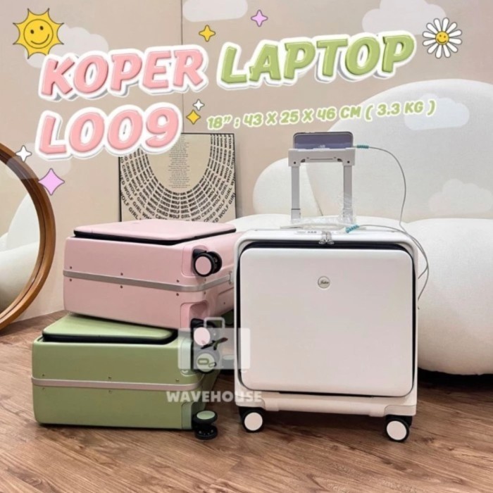 Joshee Koper Laptop Open Side 20 Inch Dan 18 Inch Koper Cabin Bagasi U