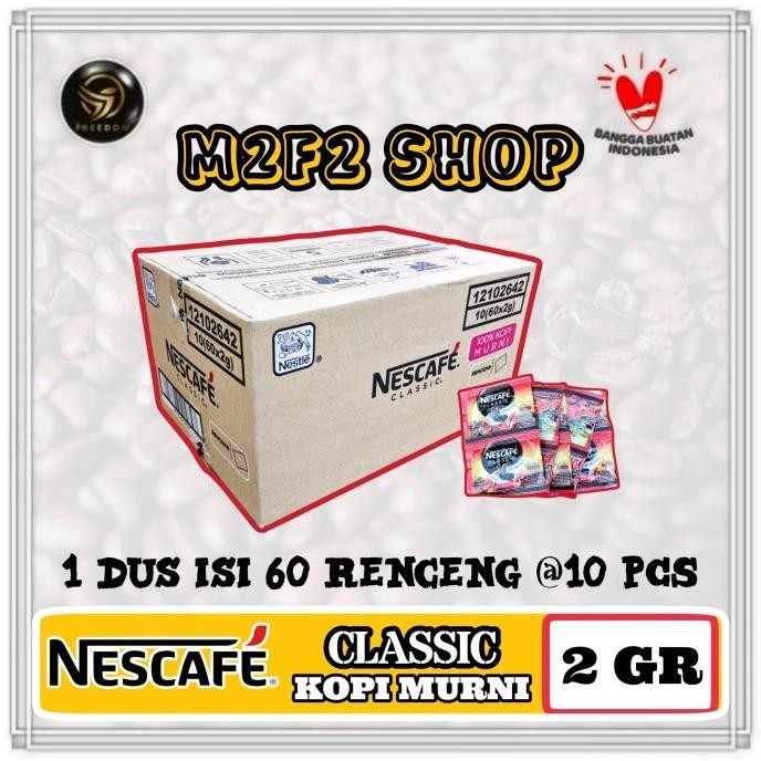

Kopi Nescafe Classic Lampung Robusta Blend Sachet - 2 gr