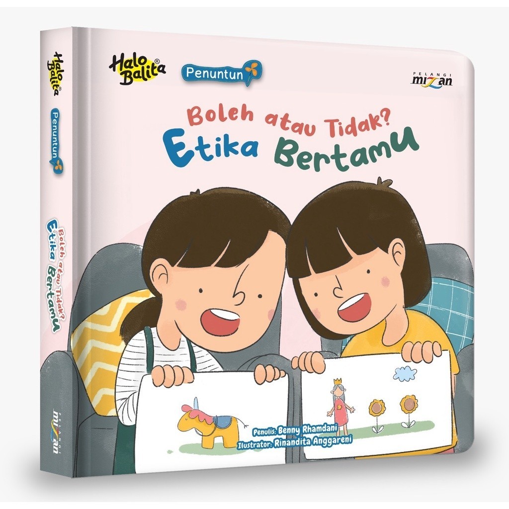 [Pastel Books-DAR] Halo Balita : Seri Penuntun Boleh atau Tidak? Etika Bertamu (Boardbook)
