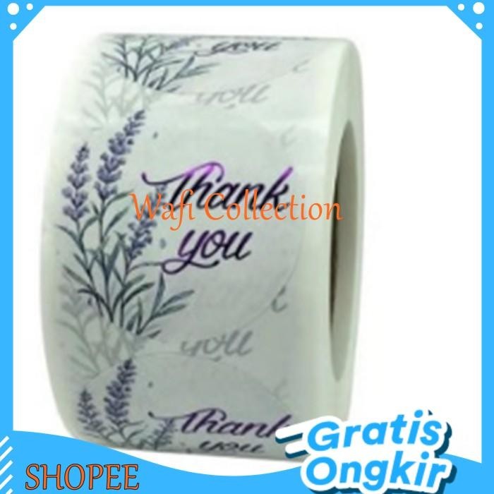 

STIKER LABEL STICKER KADO UCAPAN THANK YOU TERIMA KASIH PER ROLL 3.8CM PRODUK PILIHAN