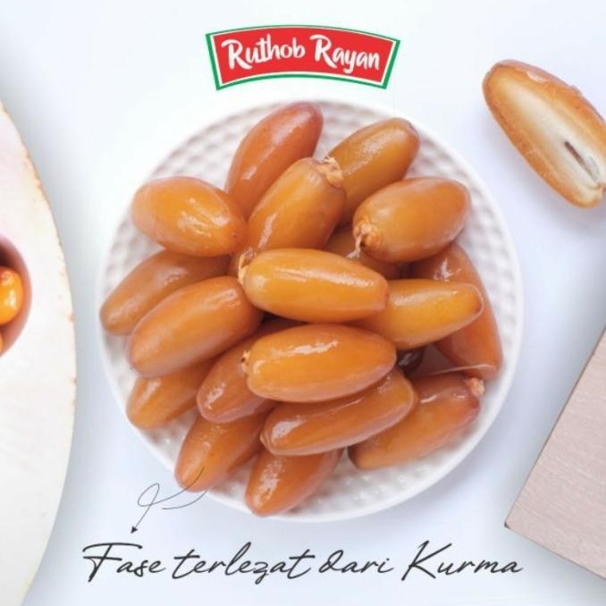 

Kurma Ruthob Rayyan 850Gr / Ruthab Royan 850Gr / Kurma Muda Frozen