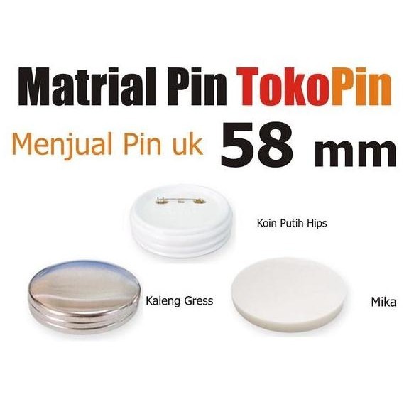 Bahan Baku Pin 58 Putih