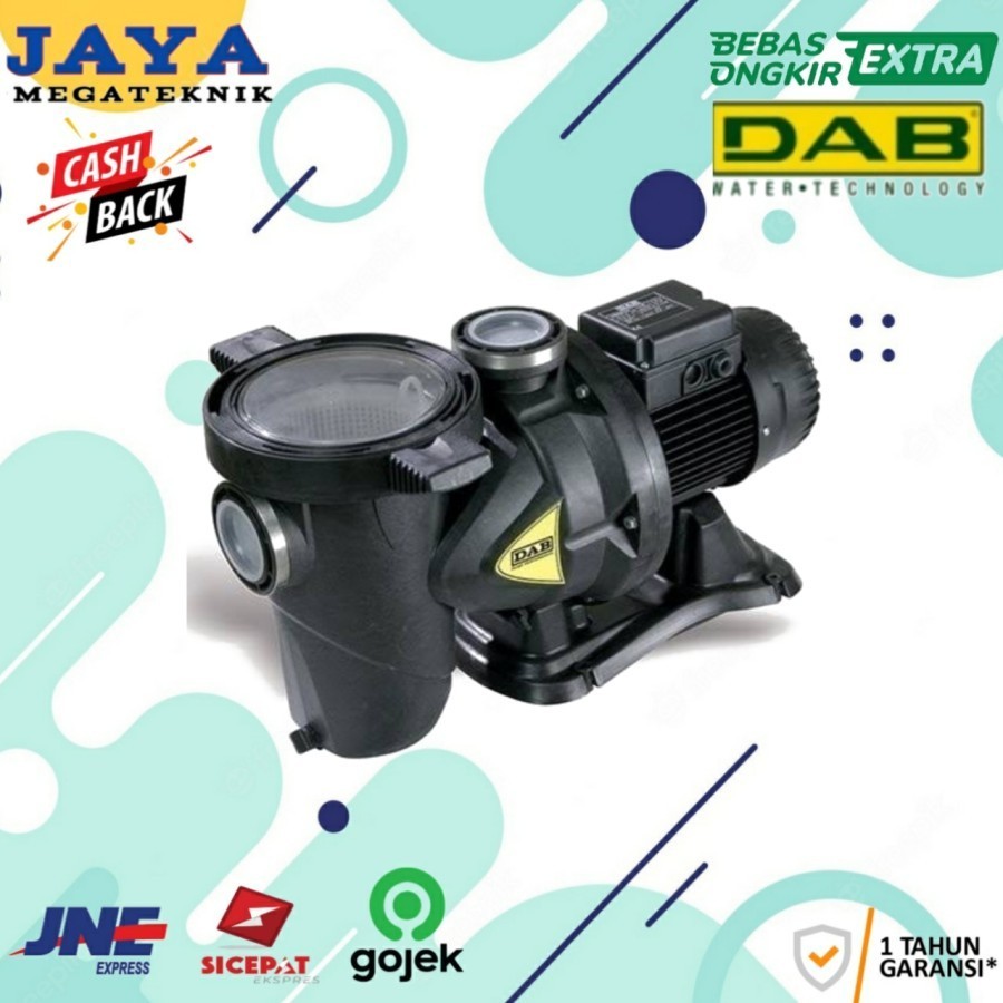 Pompa Kolam Renang 3HP DAB Euroswim 300T Mesin Pompa Kolam Renang 380V