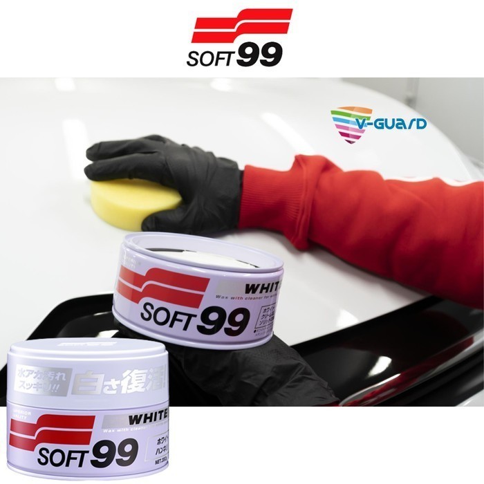 READY SOFT99 White Wax, SOFT 99 Wax Mobil Putih, Pembersih & Coating Mobil