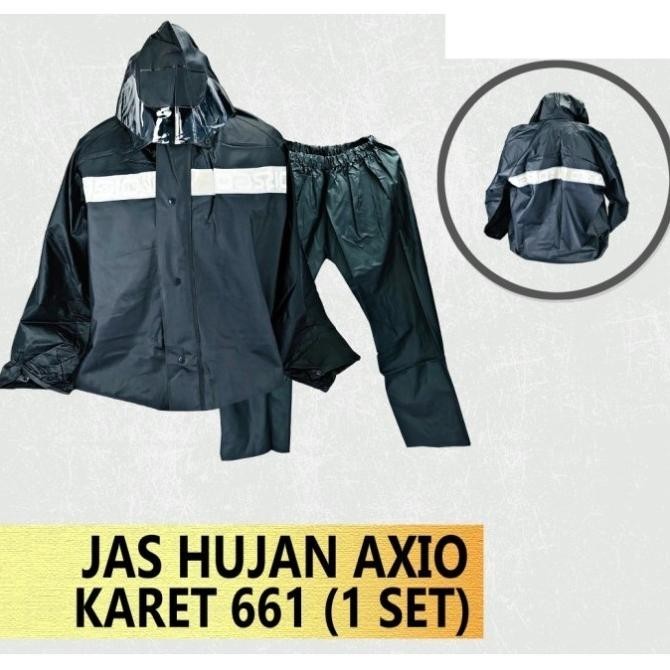 Jas Hujan Axio 661/Mantel Hujan Axio 661 Original/Axio661 Karet Rubber Terbaik