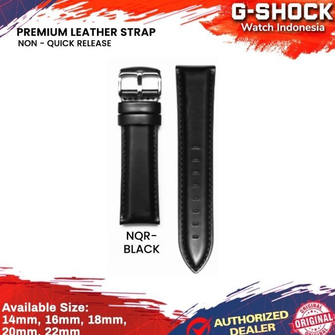 Tali Jam Tangan Kulit Strap Jam Original Genuine Leather Croco Casio