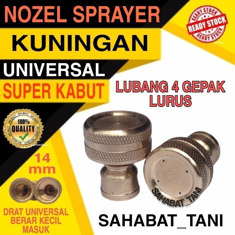 NOZEL SPRAYER LUBANG 4 LURUS GEPAK KABUT UNIVERSAL