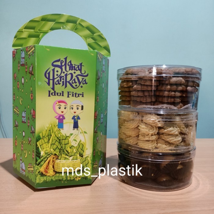Box hampers idul fitri / kotak kue kering