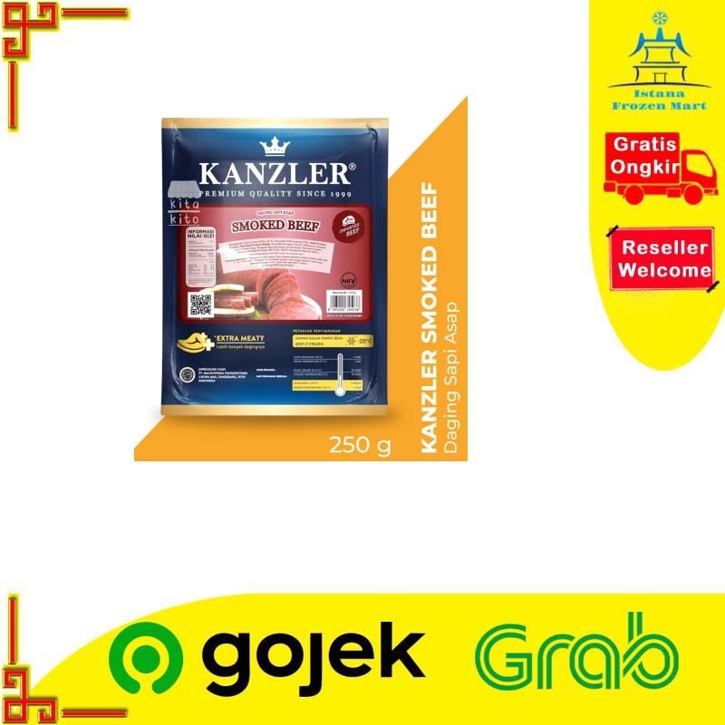 

Smoked Beef KANZLER Daging Sapi Asap 250 GR