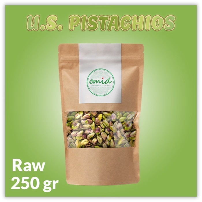 

250gr Pistachio Raw Without Shell + Skinless USA - Unsalted