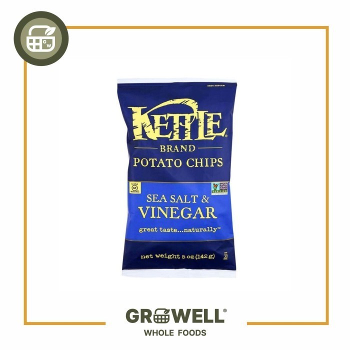 

KETTLE CHIPS SEA SALT&VINEGAR 142GR PAK