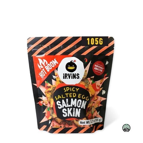 

Irvins Hot Boom /Spicy Salted Egg Salmon Skin 105gr @MrWorldShopper