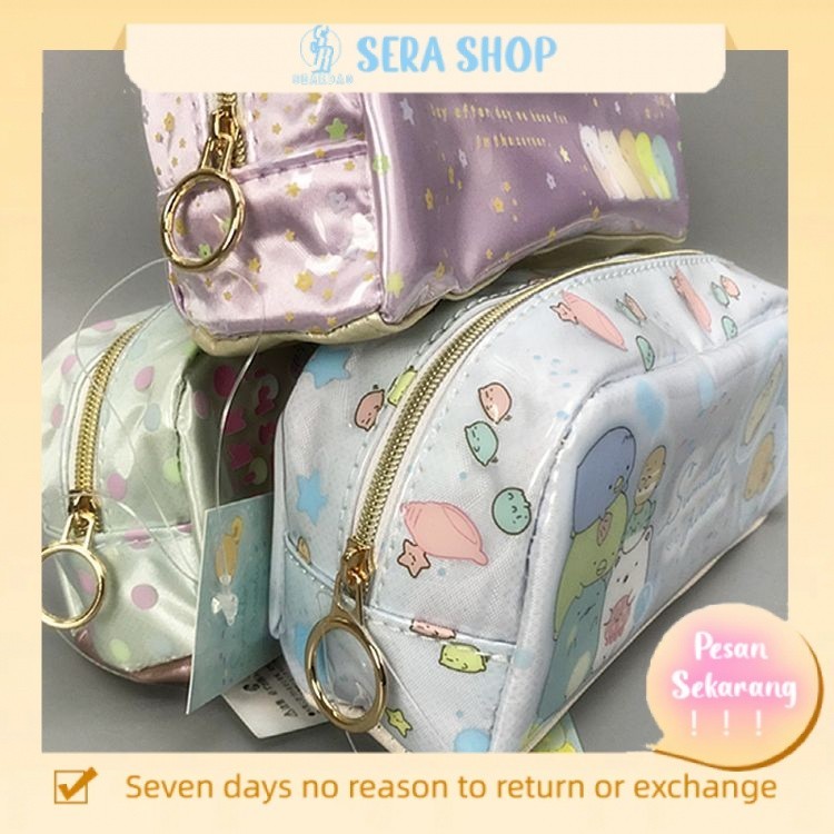 

﹍♘Sera Sera Sudut Penyimpanan Kotak Pensil Biologis Wanita Jepang Kapasitas Besar Pensil Murid Cute Printing Gadis Lembut Warna Cahaya