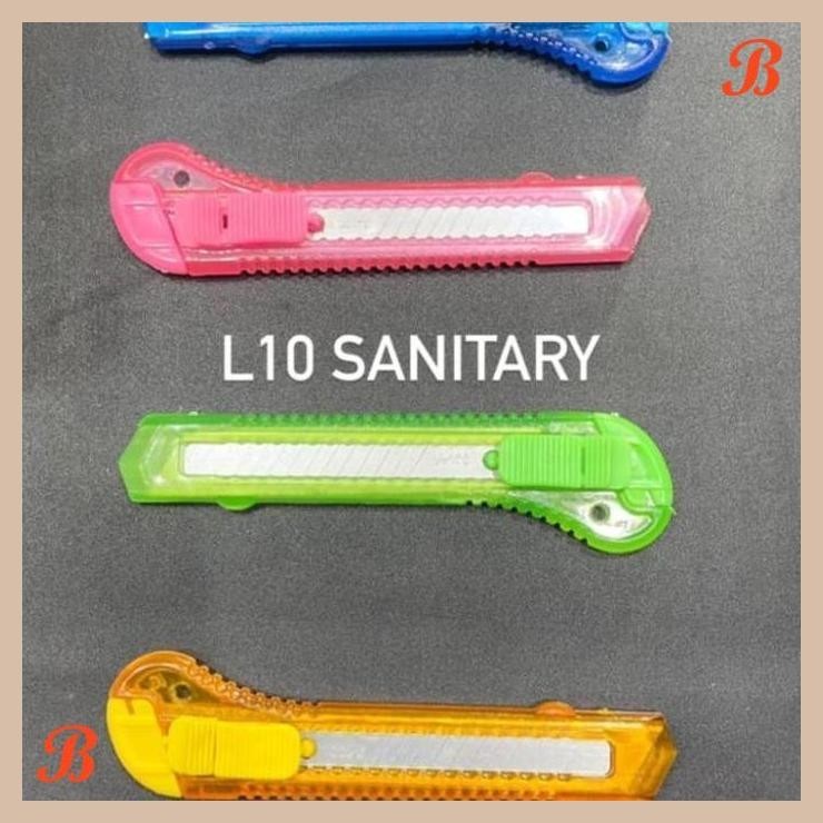 

| LNS | CUTTER TRANSPARAN WARNA BESAR MURAH PISAU CUTTER TRANSPARAN WARNA