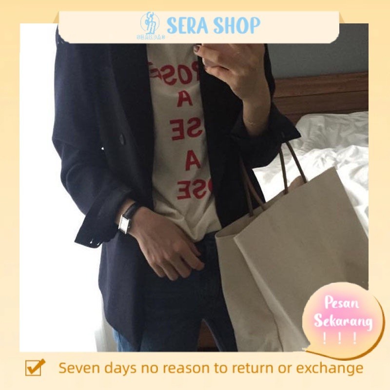 

✒Sera Korea Sederhana Warna Solid Kanvas Tas Wanita Sastra Tas Bahu Tas Sekolah Siswa Portabel Perlindungan Lingkungan Tas Belanja Tote Bag
