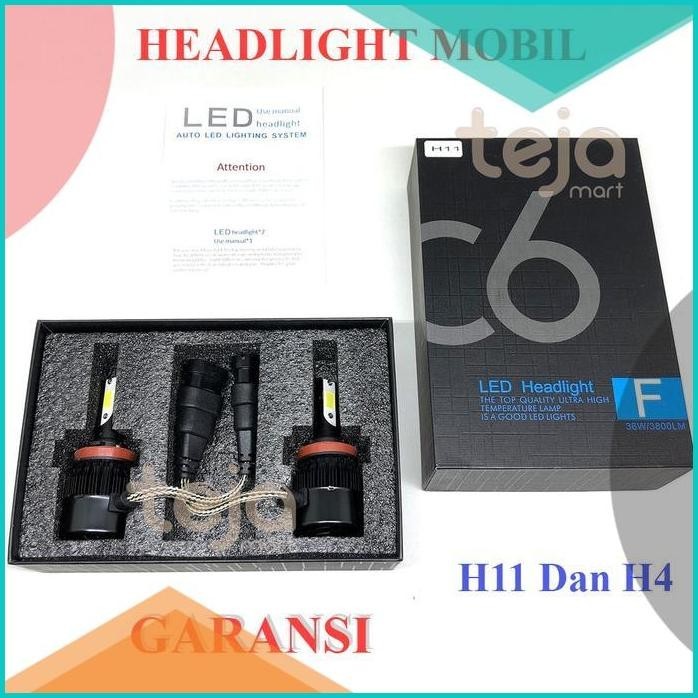 LAMPU DEPAN BOHLAM BOLA LAMPU MOBIL LED C6 H11 H4 12v A154 16novz3 suk