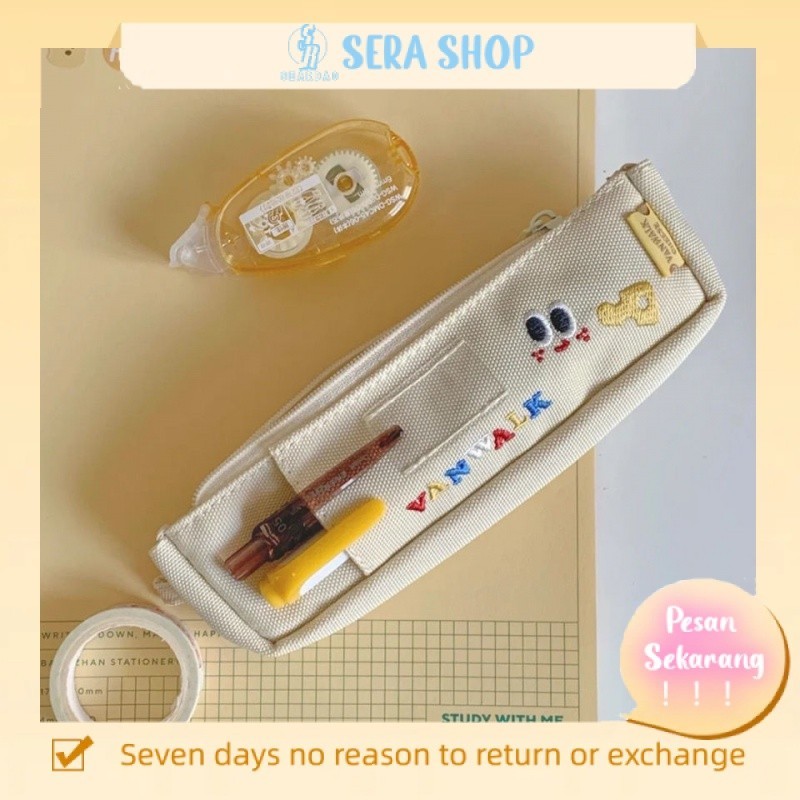 

✐◄Sera 2021 Mahasiswa Baru Pensil Case Buatan Sendiri Kampus Cute Pensil Jepang Mini Dompet Koin Tas Penyimpanan Warna Solid Semua Pertandingan