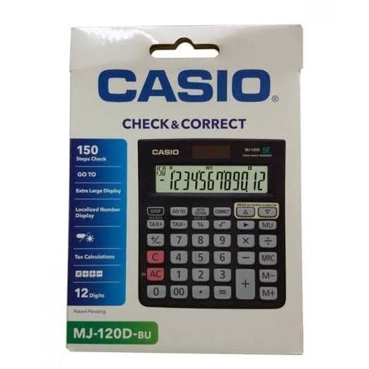 

Kekinian CASIO MJ-120D - Check & Correct Kalkulator .,