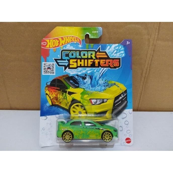 HOT WHEELS MITSHUBISHI LANCER EVOLUTION COLOR SHIFTER HIJAU