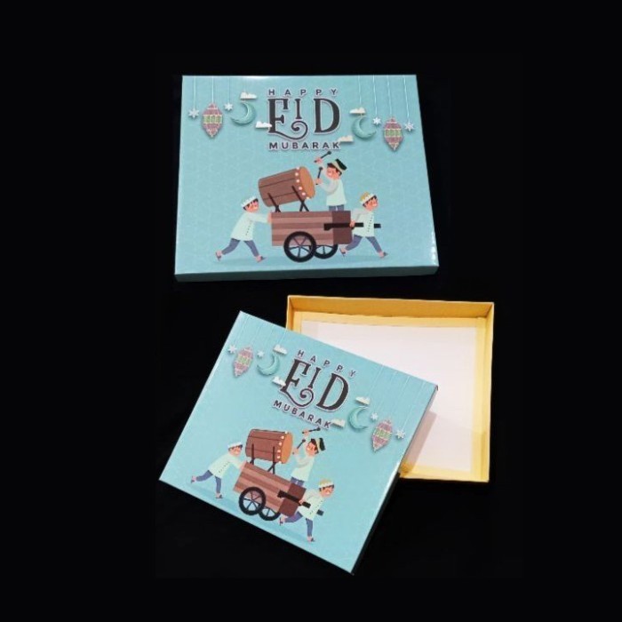 Box Nastar Lebaran Sekat Mika 20 / 30 Lubang Dus Packaging Kue Cookies