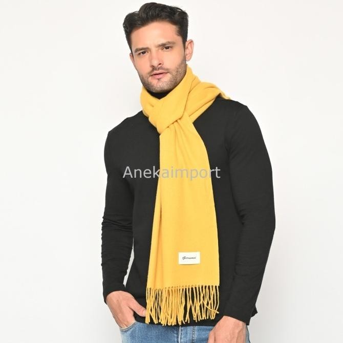 Syal Musim Dingin Wool Extra Tebal, Syal Musim Dingin, Syal Pria
