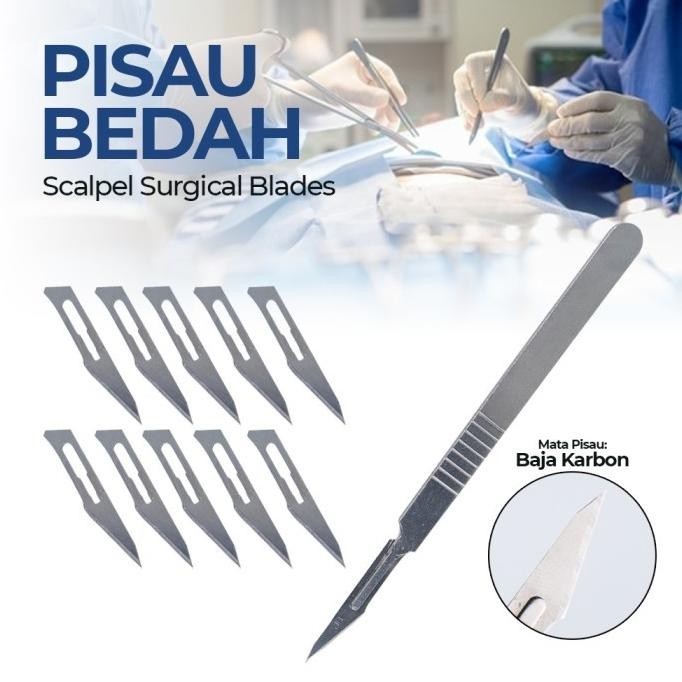 

set pen cutter alat bedah super tajam art knife pisau mini ukir IVVASTORE