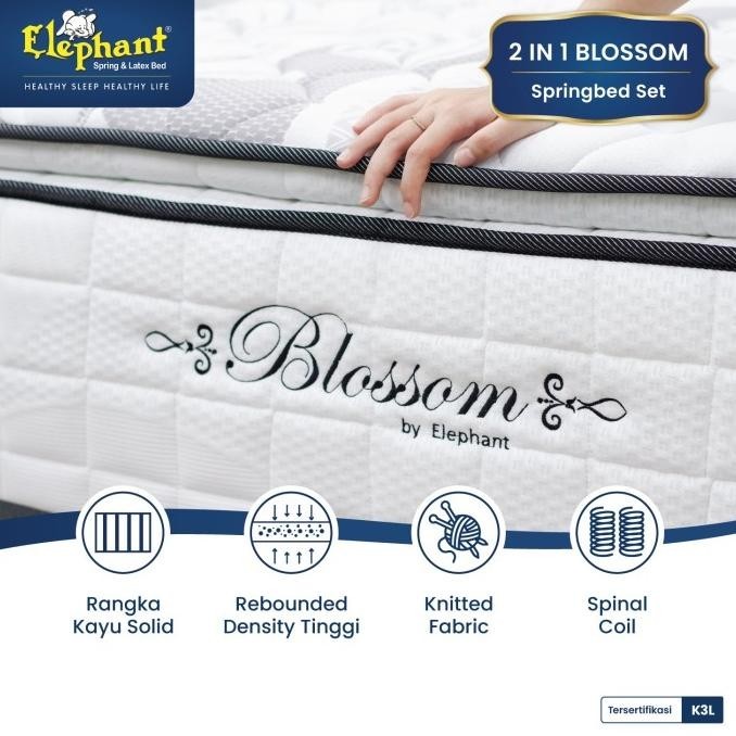 Kasur Springbed 2 In 1 Blossom Elephant