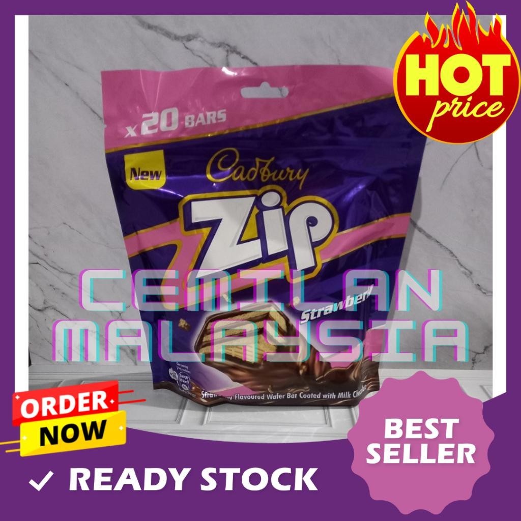 

CADBURY ZIP COKLAT & STRAWBERRY MALAYSIA Best Seller