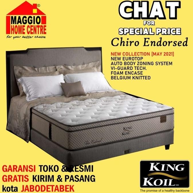 KASUR KING KOIL - CHIRO ENDORSED - KING KOIL SIGNATURE COLLECTION