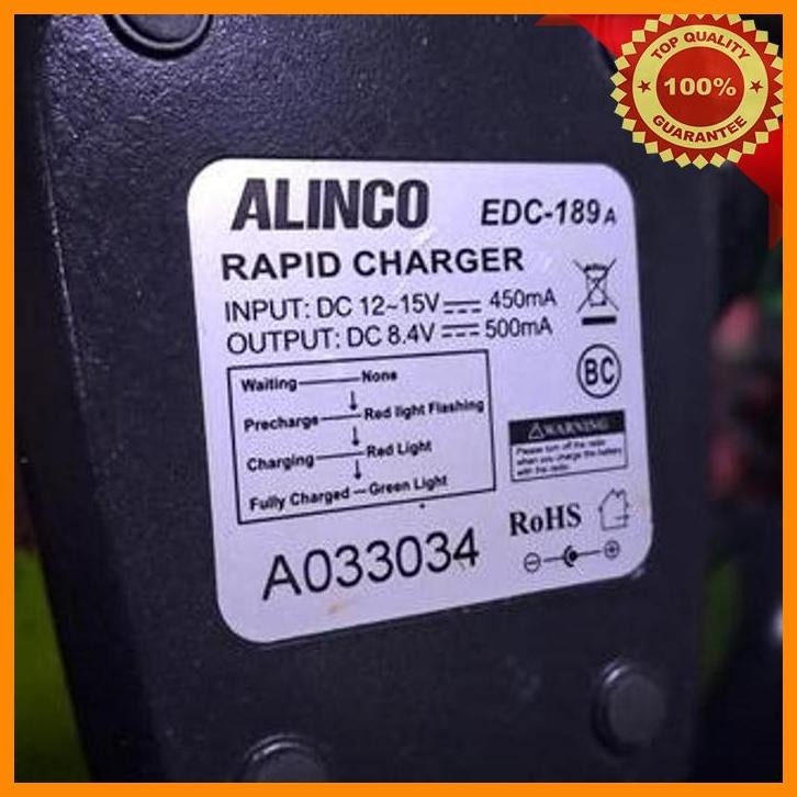 (bk yud) charger ht alinco a10 original casan alinco dj w10  ht alinco w100  dan dock charger ht ali