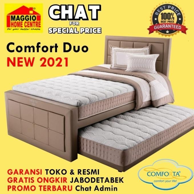 Maggio - Kasur Springbed Comforta Comfort Duo 2in1 120x200