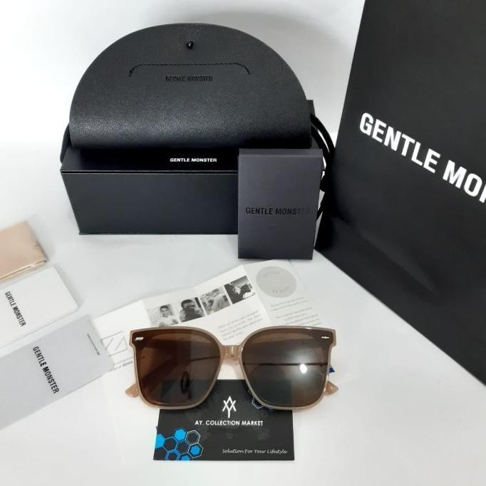 Kacamata Sunglasses Gentle Monster Sal 01 Authentic Box Original Putih