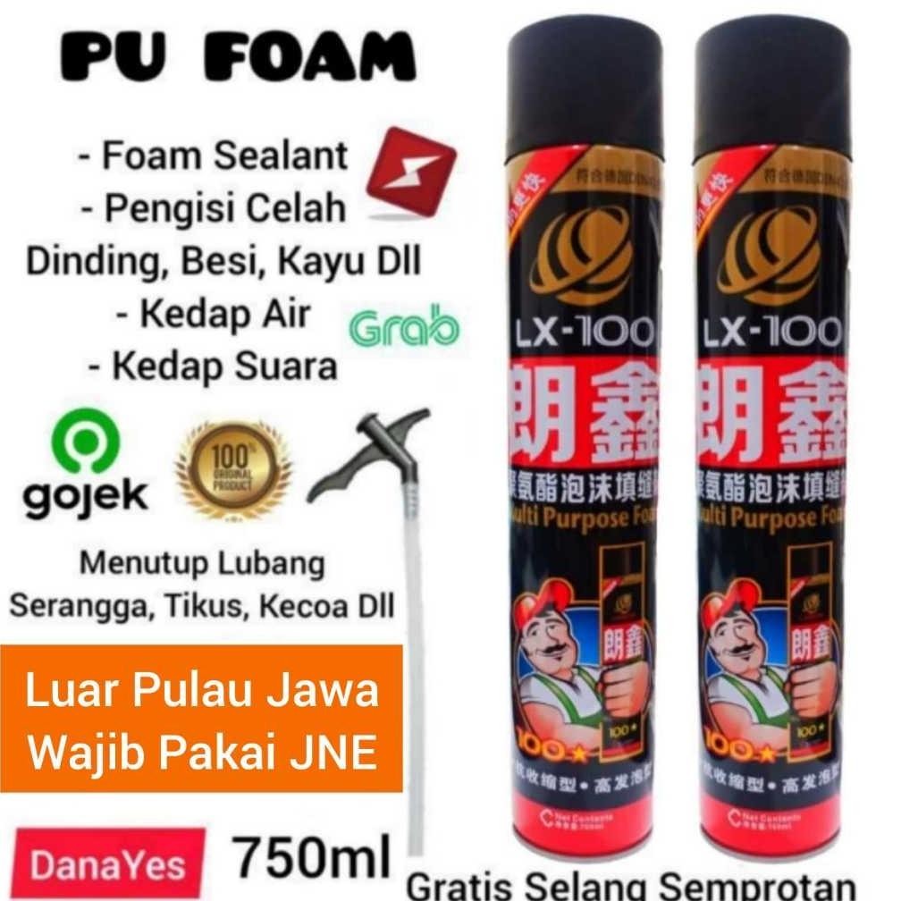 Murah PU Foam PU Sealant Spray Polyurethane PU Busa Spray Sealant Foam Peredam Suara Peredam Panas P