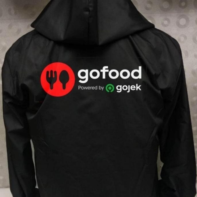 jaket parasut hoodie bolak balik ojol food premium//jaket bolak balik