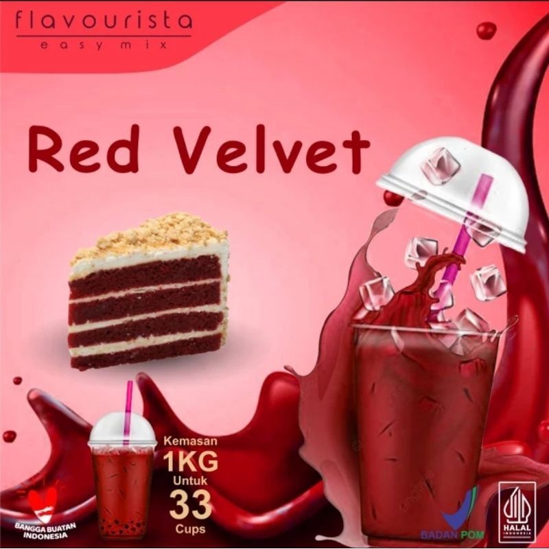 

flavourista red velvet powder 1 kg