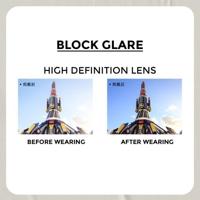 Kacamata Hitam Sunglasses Frame Square Tr Anti Uv400 Berrybarton 818