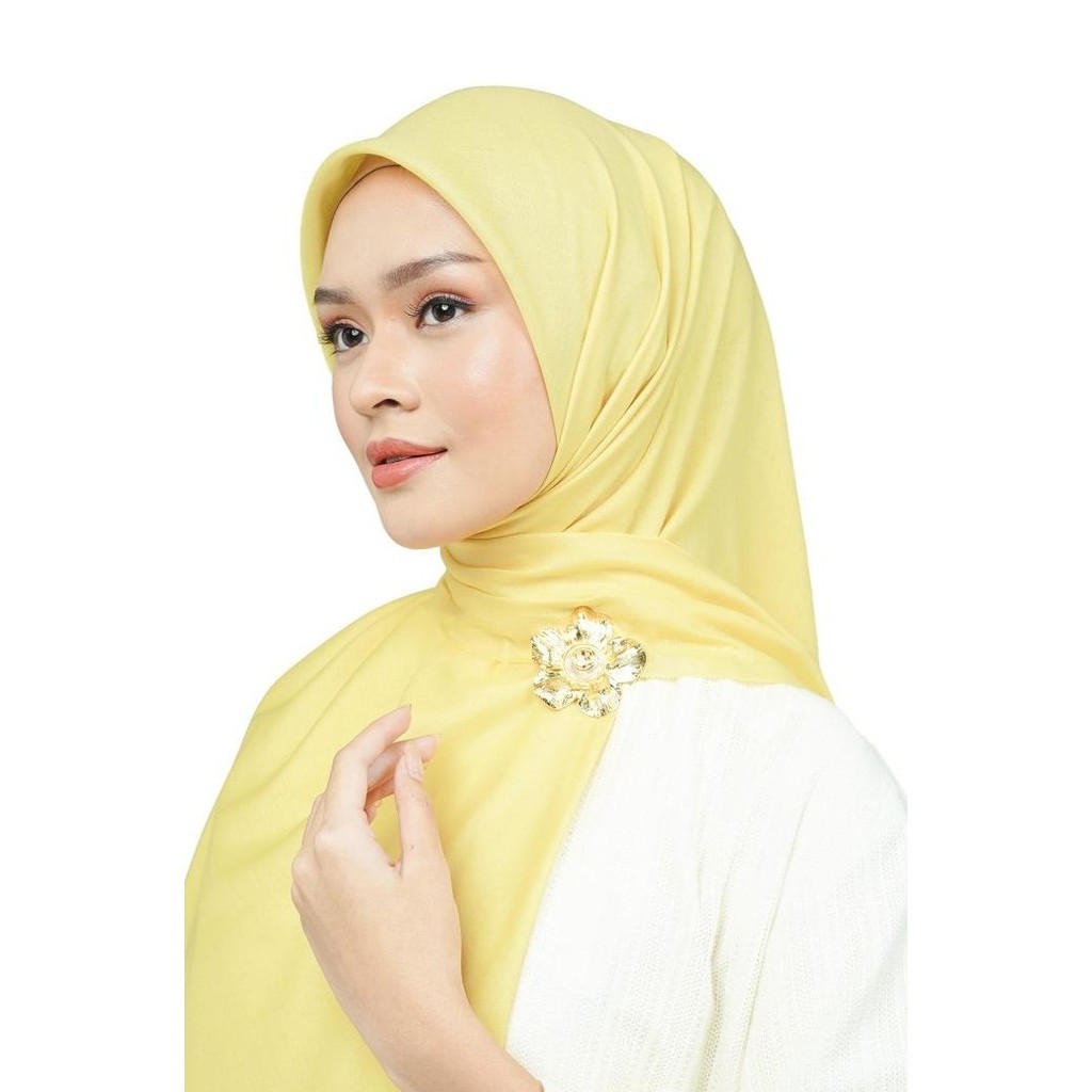 Nada Puspita -Nada Voile Scarf Large - Popcorn