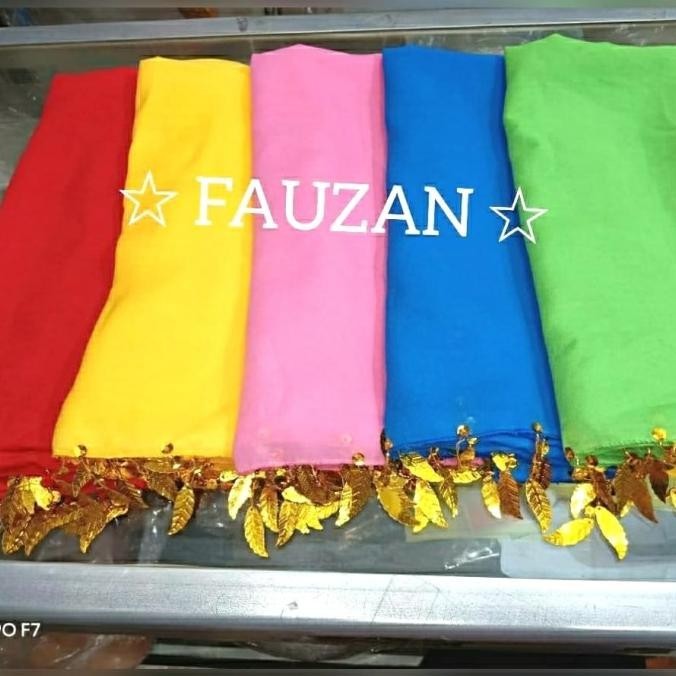 Selendang Polos Rumbai Dewasa // Selendang Tari Polos Rumbai