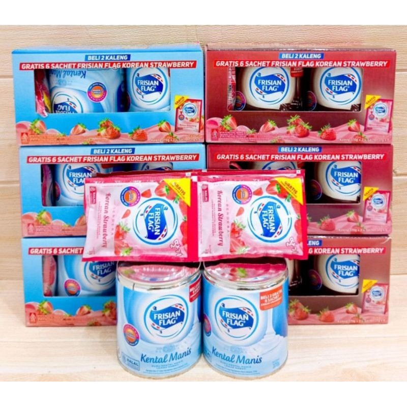 

Susu frisian flag 2 pcs + 1 renceng paket frisian flag viral Korean strawberi | susu kaleng | susu coklat | susu putih | bendera coklat Frisian flag