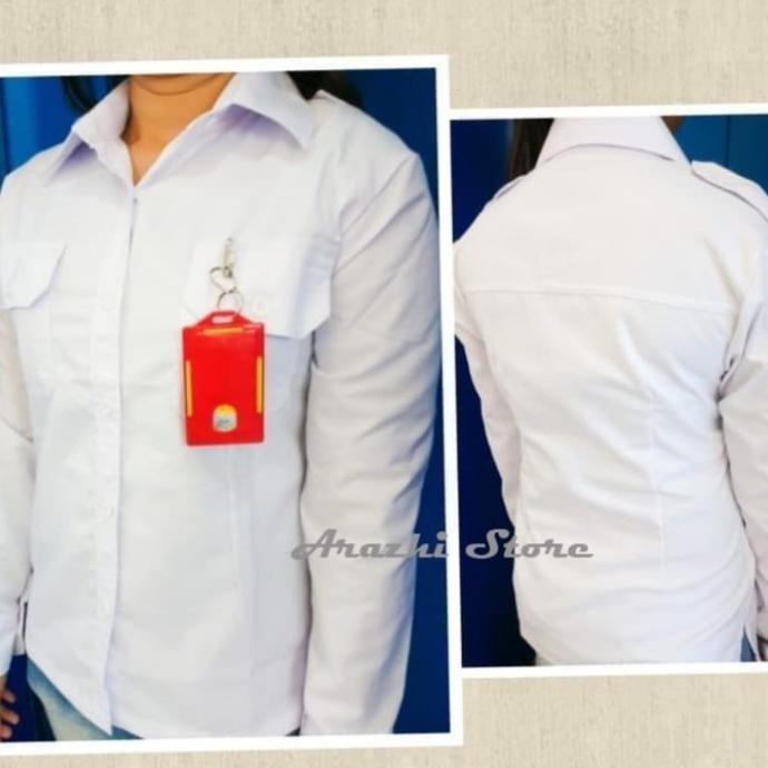 Seragam Putih Pns Kemeja Putih Wanita Pdh Putih Baju Pdl Pns Baju Pns