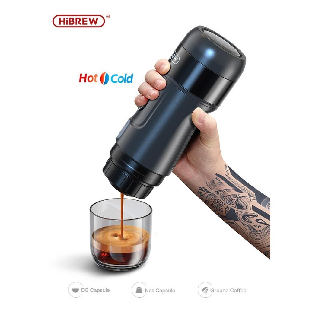 Nanopresso Coffee Maker Portable 3 in 1 15 Bar 60ml H4A Mesin Kopi Ekspreso Kapsul Low Rumahan Espre
