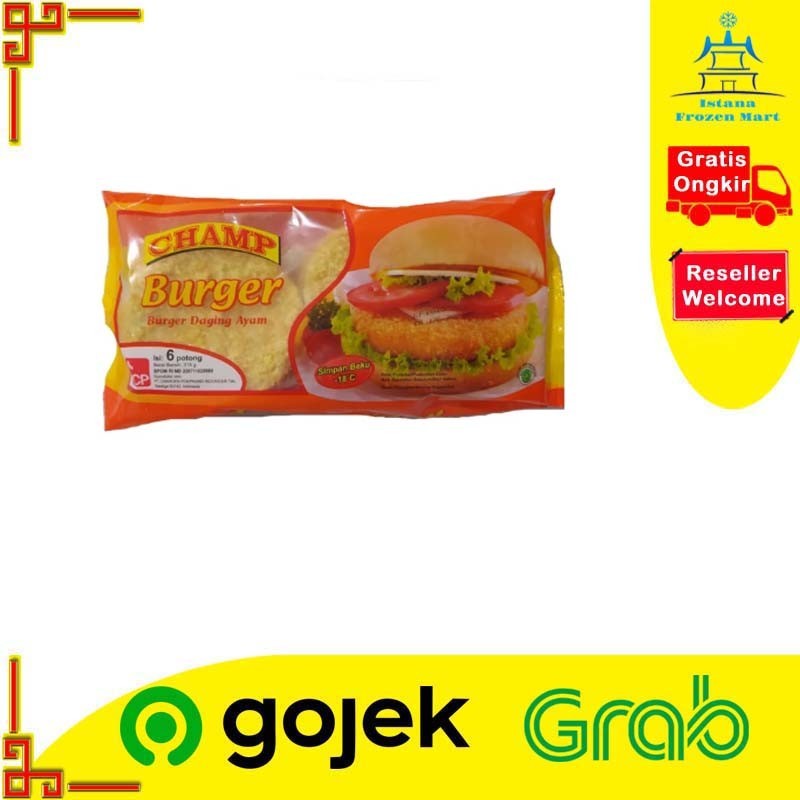 

CHAMP Chicken Burger Ayam 315 GR