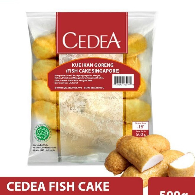 

Cedea Fried Fishcake Singapore 500gr