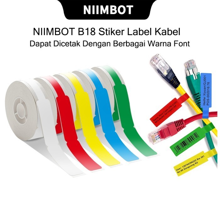 

Niimbot B18 Label Kabel Dapat Dicetak Dengan Berbagai Warna Font