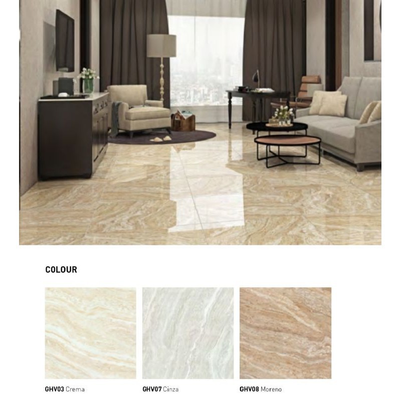 GRANIT NIRO GLOSY HAVANA SERIES UKURAN 80X80
