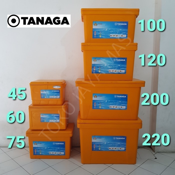 NEW COOLBOX TANAGA / COOLER BOX / TEMPAT ES 100 LITER ORIGINAL