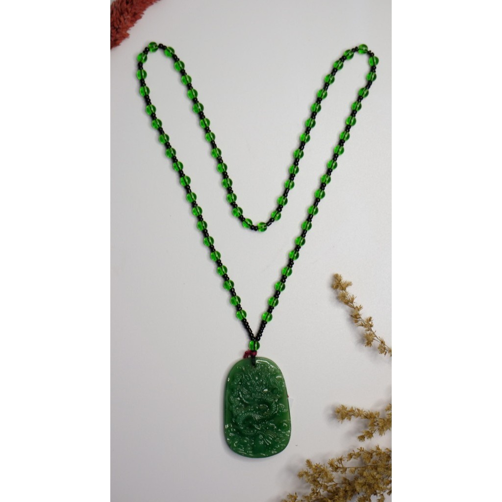 Kalung Batu Giok Motif