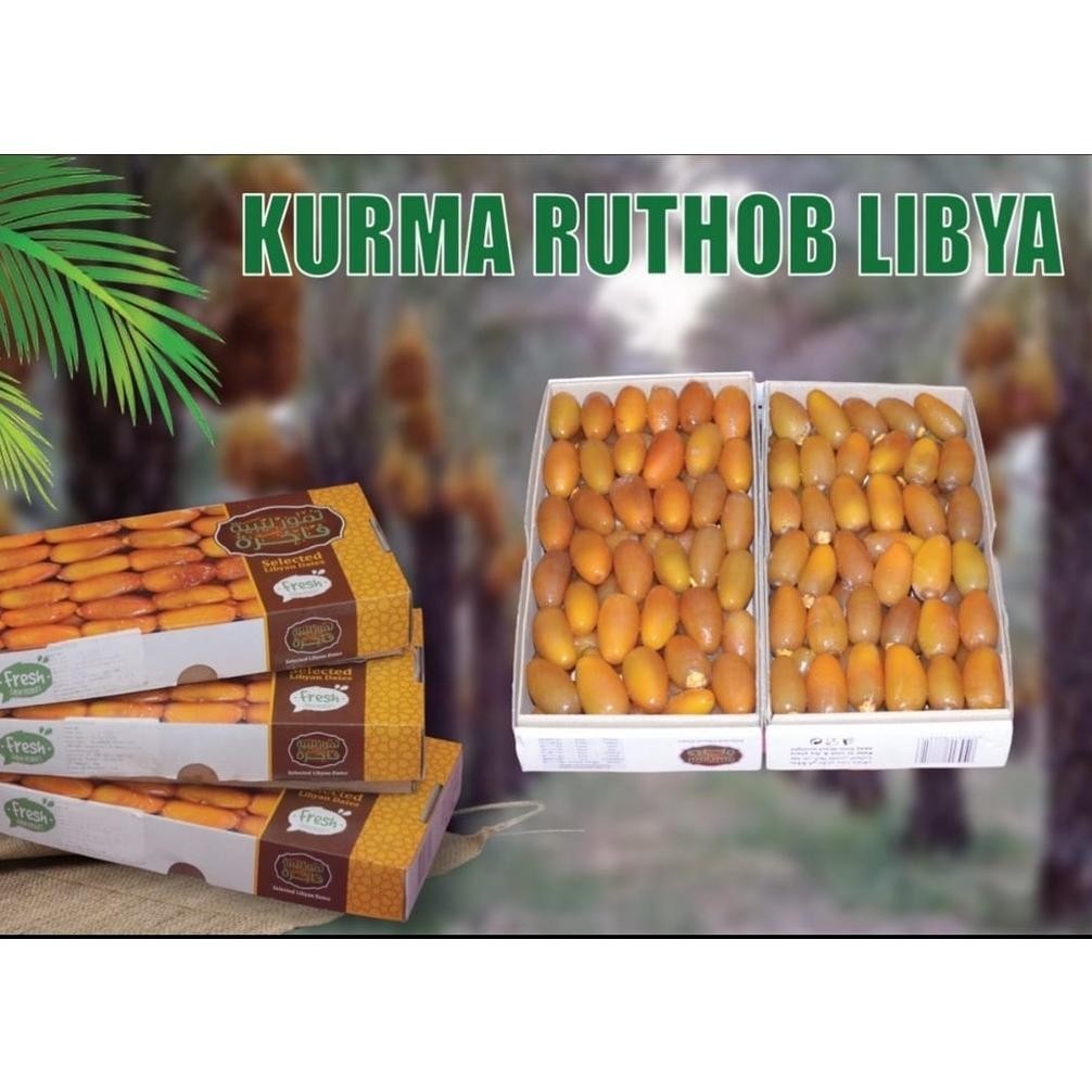 

POJ Kurma Ruthob libya 1kg | Kurma segar TERLARIS