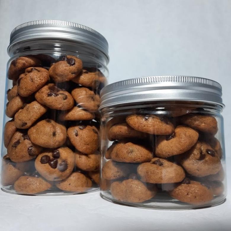 

{cookies} Choco chip mini cookies crunchy Addicted rasa premium (Large) jar TERLARIS